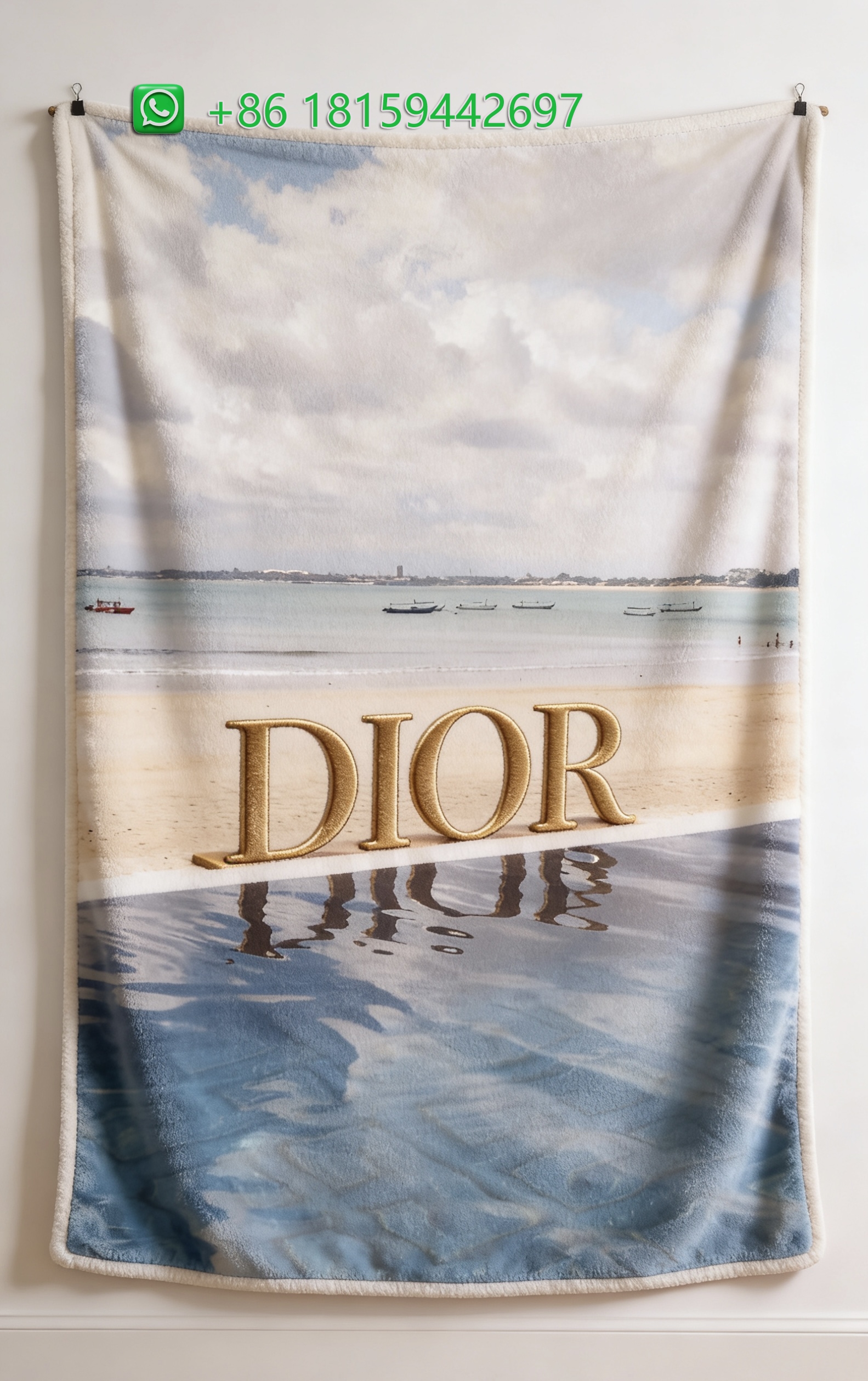Dior Throw Blankets